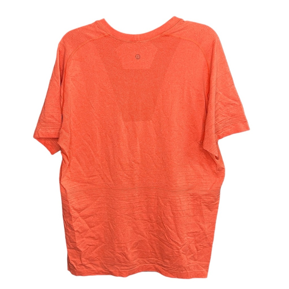 Lululemon XL men’s heathered coral orange short sleeve tee